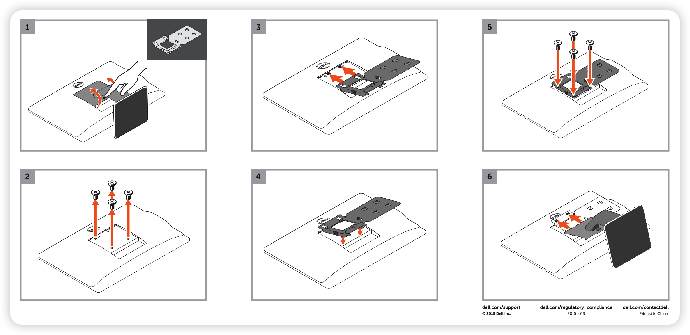 Installation guide of Dell MK15 mounting kit - Part 1